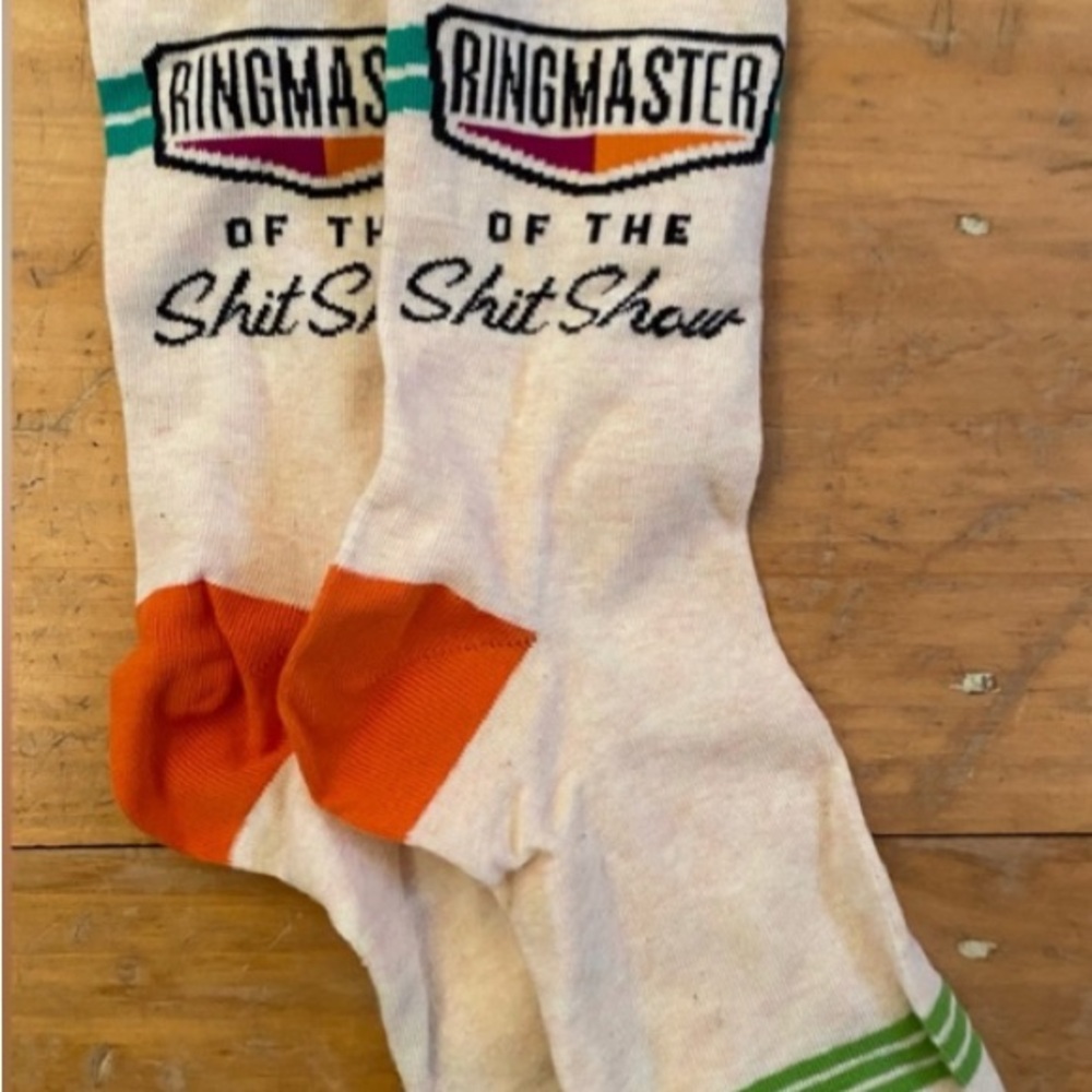 Set of 4 Quirky Blue-Q Socks